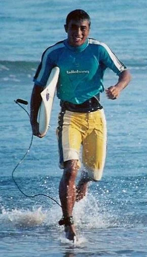 Wet Surfer Boy.