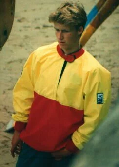 Lifeguard in Nylon Anorak